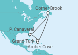 Itinerário do Cruzeiro Bahamas - Princess Cruises