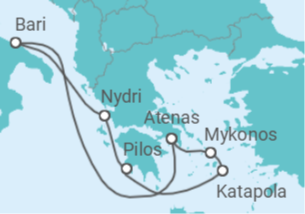 Itinerário do Cruzeiro Grécia, Itália, Turquia - Explora Journeys
