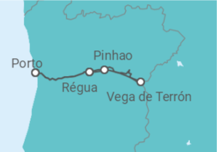 Itinerário do Cruzeiro Portugal, Espanha - AmaWaterways