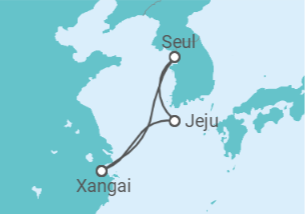 Itinerário do Cruzeiro Coreia Do Sul - Royal Caribbean