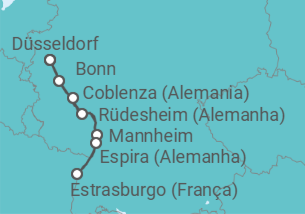 Itinerário do Cruzeiro NATAL E FIM DE ANO  - Crucemundo