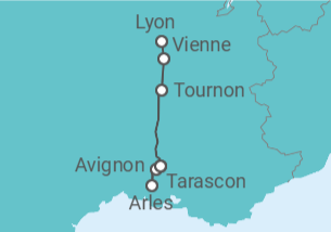 Itinerário do Cruzeiro França - AmaWaterways
