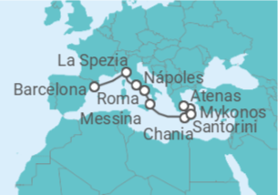 Itinerário do Cruzeiro Itália, Grécia TI - Celebrity Cruises