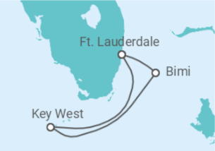 Itinerário do Cruzeiro EUA TI - Celebrity Cruises