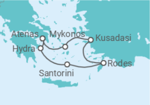 Itinerário do Cruzeiro Grécia, Turquia TI - Celebrity Cruises