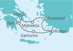 Itinerário do Cruzeiro Grécia, Turquia TI - Celebrity Cruises