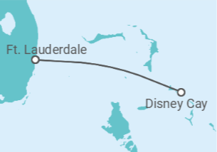 Itinerário do Cruzeiro EUA - Disney Cruise Line