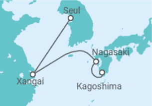 Itinerário do Cruzeiro Japão TI - Costa Cruzeiros