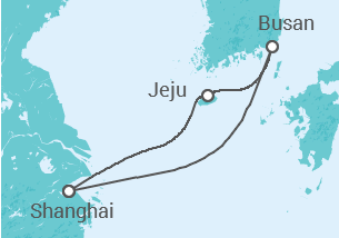 Itinerário do Cruzeiro Coreia Do Sul - Royal Caribbean