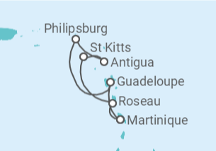 Itinerário do Cruzeiro França - AmaWaterways