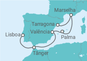 Itinerário do Cruzeiro Esplendor do Mediterrâneo 2027 - Celestyal Cruises