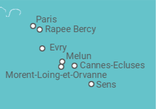 Itinerário do Cruzeiro De SENS a Paris - CroisiEurope