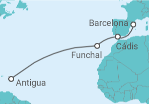 Itinerário do Cruzeiro Espanha, Portugal - Explora Journeys