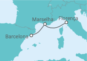 Itinerário do Cruzeiro França - MSC Cruzeiros