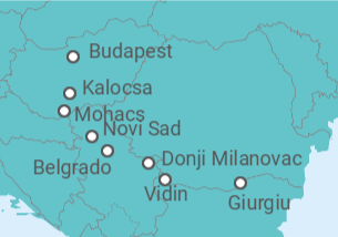 Itinerário do Cruzeiro Itália, França, Espanha TI - AIDA