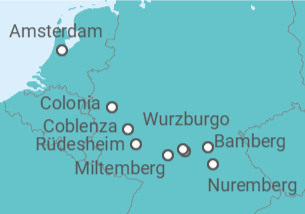 Itinerário do Cruzeiro Caraíbas Completas - Costa Cruzeiros