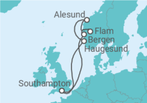 Itinerário do Cruzeiro Noruega - Celebrity Cruises