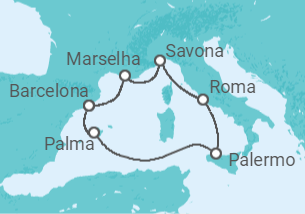 Itinerário do Cruzeiro Alemanha, Noruega com Voos - MSC Cruzeiros