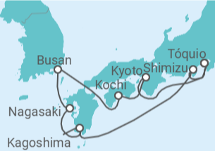 Itinerário do Cruzeiro Japão, Coreia Do Sul - Celebrity Cruises