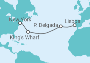 Itinerário do Cruzeiro De Lisboa a Nova Iorque - NCL Norwegian Cruise Line