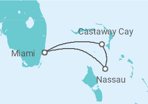 Itinerário do Cruzeiro EUA - Disney Cruise Line