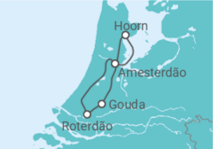 Itinerário do Cruzeiro Holanda - CroisiEurope