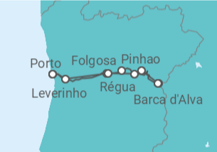 Itinerário do Cruzeiro Portugal - CroisiEurope
