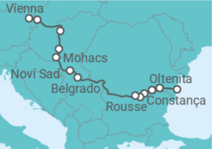 Itinerário do Cruzeiro De OLTENITA a Viena (Áustria) - CroisiEurope