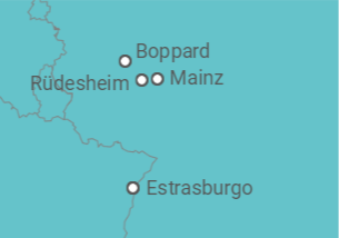 Itinerário do Cruzeiro França - CroisiEurope
