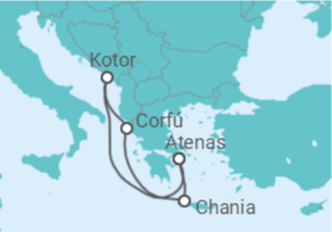 Itinerário do Cruzeiro Montenegro, Grécia - Celestyal Cruises