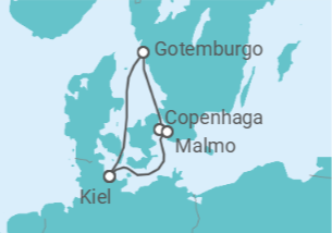 Itinerário do Cruzeiro Diversidad en el mar Báltico - Nicko Cruises