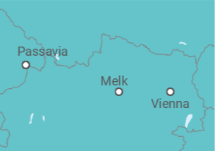 Itinerário do Cruzeiro Passau • Wien • Melk • Passau - Nicko Cruises