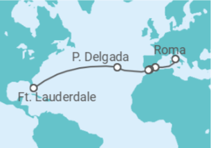 Itinerário do Cruzeiro Espanha, Gibraltar, Portugal - Holland America Line