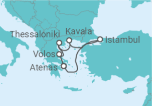 Itinerário do Cruzeiro Grécia, Turquia - Explora Journeys