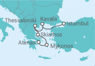 Itinerário do Cruzeiro Grécia - Explora Journeys