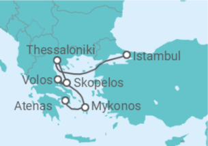 Itinerário do Cruzeiro Grécia - Explora Journeys