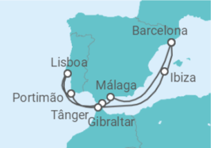 Itinerário do Cruzeiro Espanha, Portugal - Explora Journeys