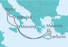 Itinerário do Cruzeiro Itália, Grécia - Royal Caribbean