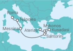 Itinerário do Cruzeiro De Atenas a Roma - Royal Caribbean