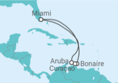Itinerário do Cruzeiro Curaçao, Aruba - Carnival Cruise Line