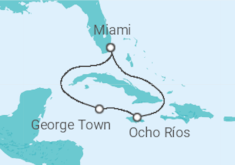 Itinerário do Cruzeiro Ilhas Caimão, Jamaica - Carnival Cruise Line