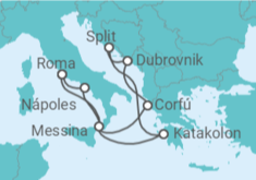 Itinerário do Cruzeiro Grécia, Croácia, Itália - Celebrity Cruises