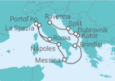 Itinerário do Cruzeiro Itália, Montenegro, Croácia - Celebrity Cruises