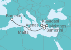 Itinerário do Cruzeiro Malta, Grécia, Turquia - Celebrity Cruises