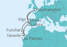 Itinerário do Cruzeiro Ilhas Canárias (Espanha) - Celebrity Cruises
