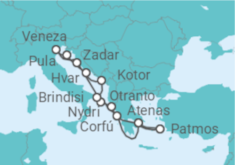 Itinerário do Cruzeiro Grécia, Itália, Montenegro - Explora Journeys