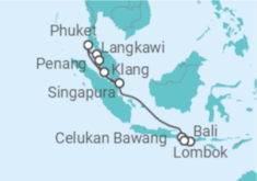 Itinerário do Cruzeiro De Singapura a Benoa (Bali), Indonesia - Celebrity Cruises