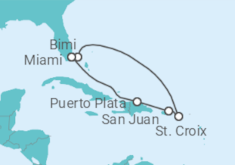 Itinerário do Cruzeiro Porto Rico - Virgin Voyages