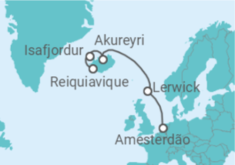 Itinerário do Cruzeiro Islândia, Reino Unido, Holanda - Virgin Voyages