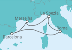 Itinerário do Cruzeiro França, Itália - Royal Caribbean